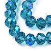 Electroplate Glass Beads Strands LS-EGLA-A034-T10mm-L25-2