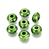 UV Plating Acrylic European Beads OACR-E033-22-07-1