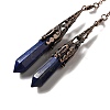 Natural Lapis Lazuli Dowsing Pendulum Big Pendants G-H285-06R-05-1