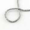 Faceted Square Electroplate Non-magnetic Synthetic Hematite Bead Strands G-S203-24H-2