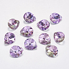 Faceted K9 Glass Rhinestone Charms RGLA-F053-B-001VL-2