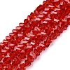 Transparent Glass Beads Strands GLAA-N018-3mm-09-1