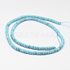 Natural Howlite Beads Strands TURQ-P027-07-2