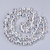 Transparent Glass Beads Strands X-GLAA-T006-14F-2