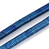 Electroplated Synthetic Non-magnetic Hematite Beads Strands G-H020-M01-25-1