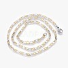 304 Stainless Steel Mariner Link Chains Necklaces NJEW-F240-14GP-1