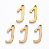 PVD Vacuum Plating 201 Stainless Steel Charms STAS-R105-J-G-2