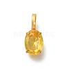 Ion Plating(IP) 304 Stainless Steel Rhinestone Pendants X-STAS-A104-11G-07-1
