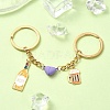 Alloy Enamel Keychain KEYC-YW00130-05-1