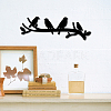 Laser Cut Basswood Wall Sculpture WOOD-WH0123-083-7