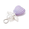 ABS Plastic Imitation Pearl Beads Pendants PALLOY-JF04125-5