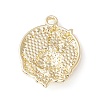 Alloy Micro Pave Cubic Zirconia Pendants PALLOY-F282-13LG-2