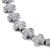Electroplated Synthetic Non-magnetic Hematite Beads Strands G-K375-D02-02-2