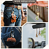 24Pcs 4 Styles Alloy Keychain Making Kits KEYC-ME00019-4