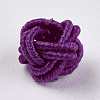Polyester Weave Beads WOVE-K001-A11-1