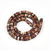 Natural Polychrome Jasper/Picasso Stone/Picasso Jasper Beads Strands G-T140-53-2