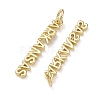 Brass Pendants KK-H256-02G-03-2