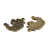 Tibetan Style Alloy Pendant Enamel Settings PALLOY-N160-49AB-2