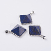 Natural Lapis Lazuli Pendants G-E442-02O-1