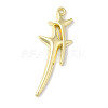 Rack Plating Alloy Pendants FIND-I039-044D-G-1