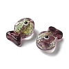 Handmade Foil Lampwork Fish Beads FOIL-Z001-01H-2