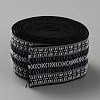 Ethnic Style Polyester Jacquard Ribbons SRIB-WH0011-258A-2
