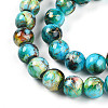 Baking Paint Glass Beads X1-DGLA-N003-10mm-B08-4