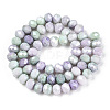 Ombre Effect Dyed Glass Beads Strands GLAA-C023-02B-A-2