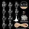 Glass Jar Glass Bottles Bead Containers AJEW-CA0001-05-2