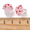 Handmade Bumpy Lampwork Beads LAMP-S067-01F-2