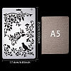 1Pc Plastic Reusable Drawing Painting Stencils Templates DIY-DJ0001-09C-2