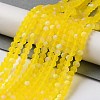 Transparent Glass Beads Strands X1-EGLA-A034-T4mm-MB17-2