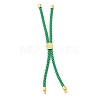 Twisted Nylon Cord Silder Bracelets DIY-B066-03G-14-1