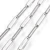 Tarnish Resistant 304 Stainless Steel Paperclip Chains CHS-F010-01F-P-1