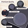 8 Sheets 2 Styles Transparent Plastic Anti-Collision Bumper Guard AJEW-SP0004-13-5