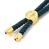 Twisted Nylon Cord Silder Bracelets DIY-B066-03G-17-3