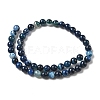 Natural Banded Agate Beads Strands G-I392-A01-8mm-3
