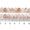 Natural Cherry Blossom Agate Beads Strands G-K380-A43-03-5