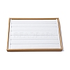 Imitation Leather Jewelry Ring Organizer Display Trays CON-G023-15-1