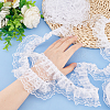 Polyester Lace Trim OCOR-WH0047-91A-3