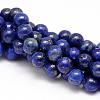 Natural Lapis Lazuli Round Beads Strands G-I181-10-10mm-1