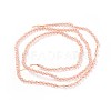 Transparent Glass Beads Strands GLAA-F094-A18-2