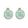Alloy Enamel Pendants ENAM-S124-01A-15L-1