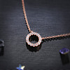 Real Rose Gold Plated NJEW-AA00089-17RG-4