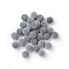 Flocky Acrylic Beads OACR-I001-8mm-L01-1