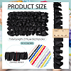 20M 10 Colors Stain Pleated Lace Ribbon OCOR-BC0007-42-2