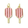 Brass Enamel Pendants KK-D384-01G-04-1