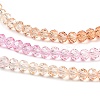 Transparent Painted Glass Beads Strands X-DGLA-A034-T3mm-A20-4