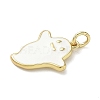Halloween Theme Brass Enamel Pendants LS-KK-L248-01G-06-2