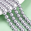 Baking Paint Pearlized Glass Pearl Bead Strands HY-N002-8mm-A04-1